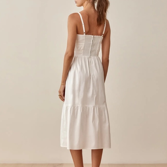 Reformation White Lauretta Dress - Picture 2 of 4